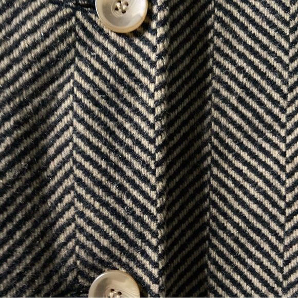 Jones New York  Old Money classic wool tweed women’s long coat  SZ. 10 - Picture 4 of 10